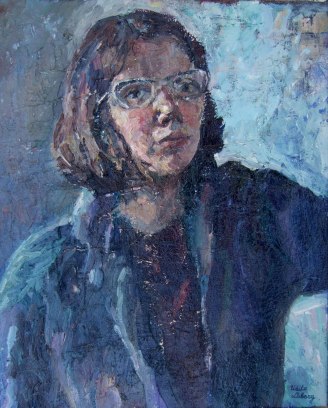 Self Portrait at 20. 1975 22 x 28 Oil on Canvas